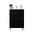 Santa Nova Badmöbel-Set Waschtisch mit Unterschrank bodenstehend 60cm, Schwarz Satin