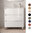 Santa Nova Badmöbel-Set Waschtisch mit Unterschrank bodenstehend 80cm, 10 Farbvarianten