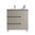 Santa Nova Waschtisch mit Unterschrank bodenstehend  mit Ablage rechts, 90cm, Grau Satin