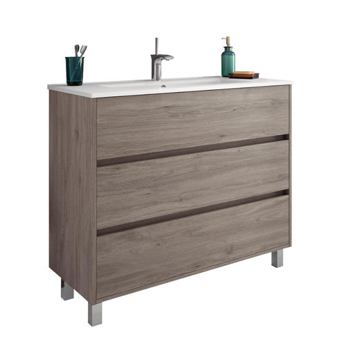 Salgar Eco Arenys Waschtisch mit Unterschrank bodenstehend 100cm Eternity Eiche