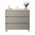 Santa Nova Badmöbel-Set Waschtisch mit Unterschrank bodenstehend 100cm, Grau Satin