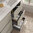 Santa Nova Badmöbel-Set Waschtisch mit Unterschrank bodenstehend 100cm, Grau Satin
