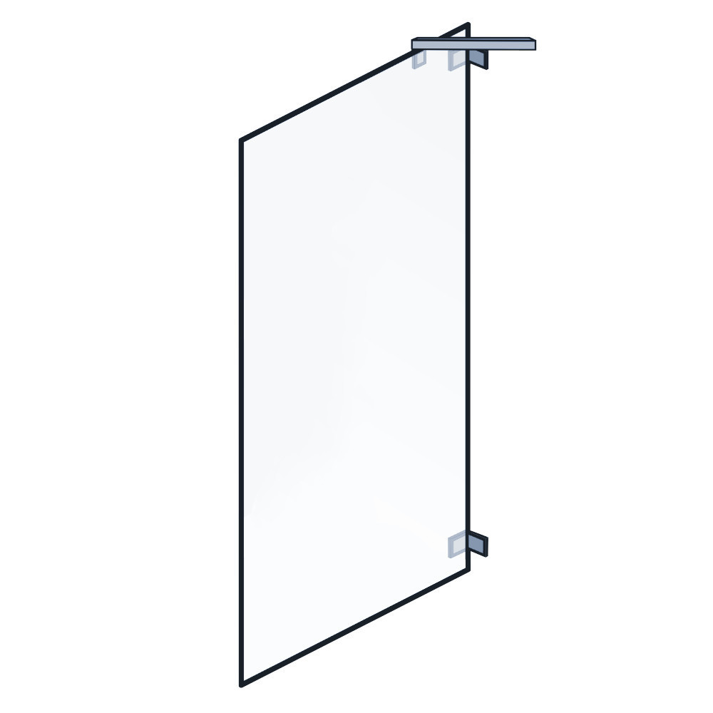 Hsk Kienle K 79 Duschabtrennung Seitenwand Walkin Anschlag Links