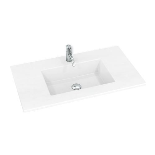 Dansani Edge Porzellan Waschtisch 61-121 cm