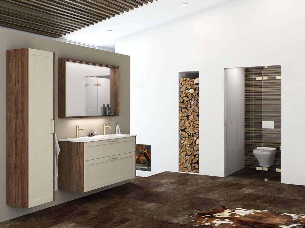 Dansani Edge Porzellan Waschtisch 61-121 cm - Bad-Elegant