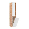 Novad AURORA Hochschrank mit Wäschekorb 170 x 35 x 35cm