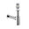 Santa Siphon SMART mit Clickerabfluss, Messing verchromt