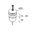 Santa Siphon SMART mit Clickerabfluss, Messing verchromt