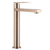CLEO Waschtischarmatur, Hoch, Rose gebürstet