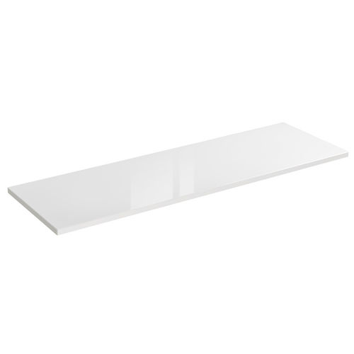 Comad Capri MDF Waschtischplatte Weiß-Hochglanz 140cm