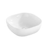 Novad Smile1 Aufsatzwaschtisch aus Keramik 42 x 42 x 14,5 cm