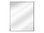 Novad LED-Rahmenspiegel schwarz-matt 68 x 83 x 3cm