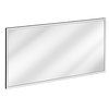 Novad LED-Rahmenspiegel schwarz-matt 123 x 68 x 3cm