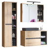 Novad Devon Komplettset Waschplatz 100cm, Hochschrank und Spiegelschrank