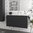 Salgar Optimus Waschtisch mit Unterschrank, 100cm, Schwarz-matt