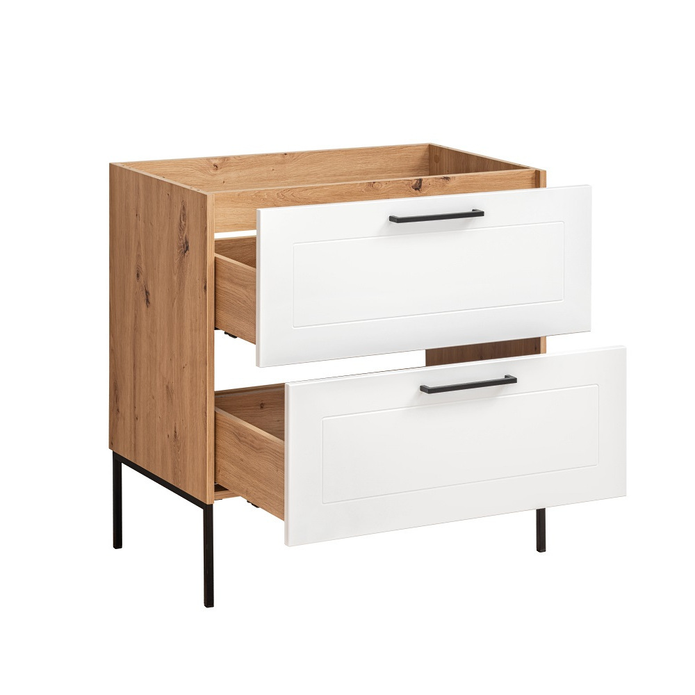 Waschtischunterschrank Mit Fssen
