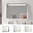 Salgar Apolo Spiegel mit Abstellbord und LED-Leuchte BxHxT 80/100 x 70 x 11cm