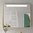 Salgar Apolo Spiegel mit Abstellbord und LED-Leuchte BxHxT 80/100 x 70 x 11cm