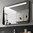 Salgar Apolo Spiegel mit Abstellbord und LED-Leuchte BxHxT 80/100 x 70 x 11cm