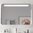 Salgar Apolo Spiegel mit Abstellbord und LED-Leuchte BxHxT 80/100 x 70 x 11cm