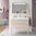 Salgar Apolo Spiegel mit Abstellbord und LED-Leuchte BxHxT 80/100 x 70 x 11cm
