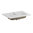 Novad SING Waschtisch Keramik, 61 x 1,7 x 46 cm, Weiß
