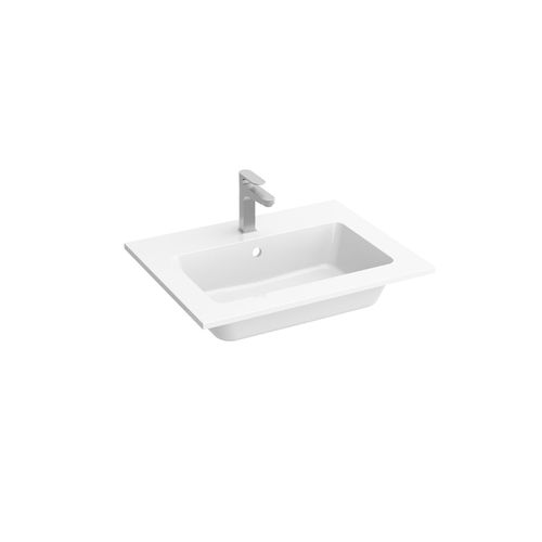 Salgar Vilna Waschtisch aus MineralMarmo - Weiß Matt - 605mm