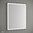 Salgar ROMA Spiegel in Alu-Rahmen mit LED-Licht 600x800mm, Schwarz