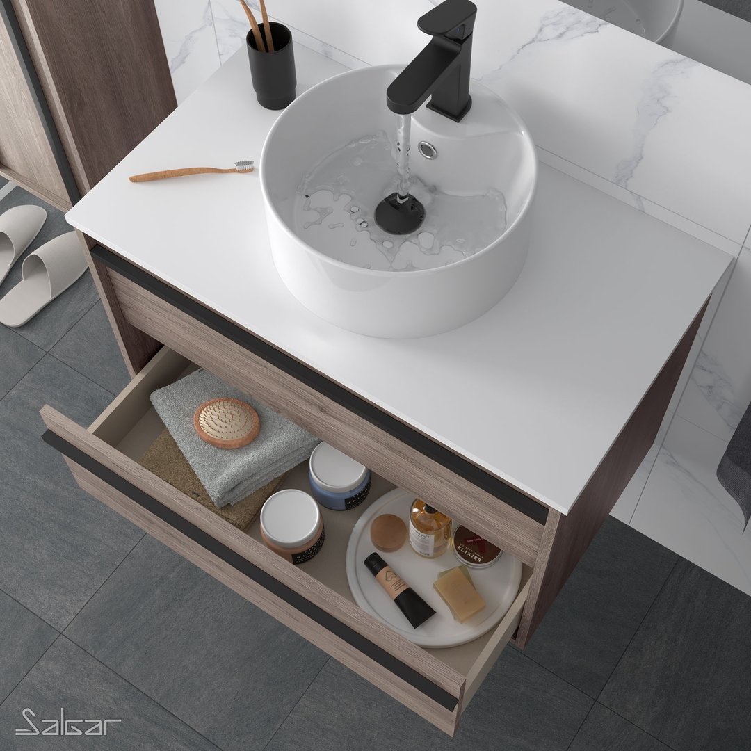 Salgar Attila Set Aufsatzbecken Mit Unterschrank 80cm Eiche Eternity Salgar Attila Set Aufsatzbecken Mit Unterschrank 80cm Eiche Eternity