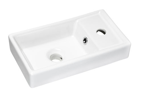 Novad Mini Waschtisch aus Keramik, 40 x 9 x 22 cm