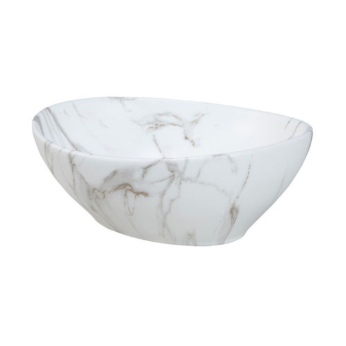 Comad Pati Keramik Aufsatzwaschtisch 40cm, marmoriert