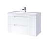 Novad Fiji White Waschtisch mit Unterschrank 100cm