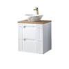 Novad Fiji White Aufsatzwaschtisch mit Unterschrank 60cm