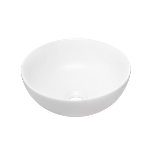 Novad Dimo Aufsatzwaschschale rund, Keramik Ø 32cm, Weiß-matt