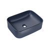 Novad KAYA Keramik Aufsatzwaschtisch, 50x38cm, Navy-blau-matt
