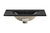 Novad SPY Waschtisch Keramik, 60cm, Schwarz-matt