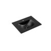 Novad SPY Waschtisch Keramik, 60-100cm, Schwarz-matt
