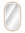 Novad LED-Rahmenspiegel APOLLO 2, oval 90x50cm, Gold-matt