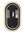 Novad LED-Rahmenspiegel APOLLO 2, oval 90x50cm, Gold-matt