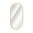 Novad LED-Rahmenspiegel APOLLO 2, oval 90x50cm, Gold-matt