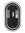 Novad LED-Rahmenspiegel APOLLO 2, oval 90x50cm, Schwarz-matt