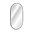 Novad LED-Rahmenspiegel APOLLO 2, oval 90x50cm, Schwarz-matt