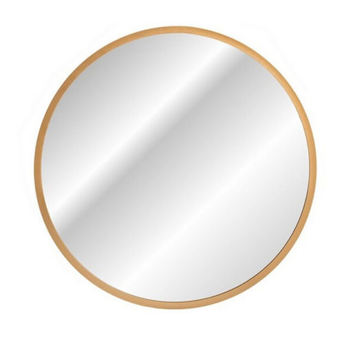 Novad SHINE LED-Spiegel rund Ø 80cm, gold-matt