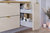 Novad DUNE Unterbau-Apothekerschrank, 20x50x46cm, Cashmere