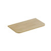 Novad MDF Waschtischplatte 80-120cm, Cremona Eiche