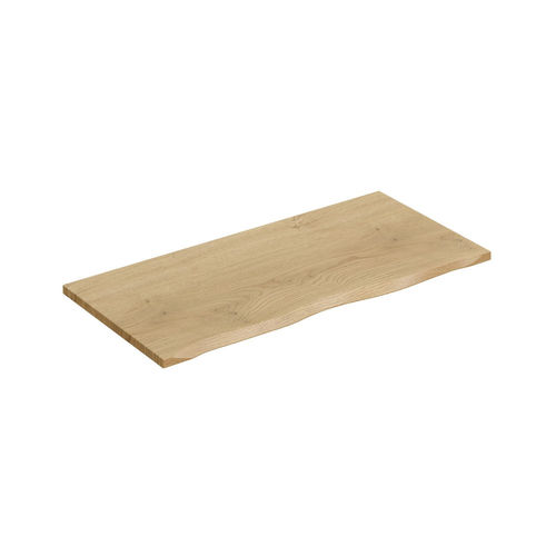 Novad MDF Waschtischplatte mit Naturkante 100cm, Cremona Eiche