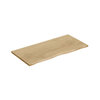 Novad MDF Waschtischplatte mit Naturkante 100cm, Cremona Eiche