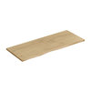 Novad MDF Waschtischplatte mit Naturkante 120cm, Cremona Eiche