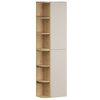 Novad DUNE Hängeschrankkombination mit offenen Eckregalen 45 x 160 x 26,6 cm