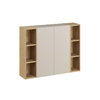 Novad DUNE Hängeschrankkombination mit offenen Regalen 100 x 80 x 26,6 cm